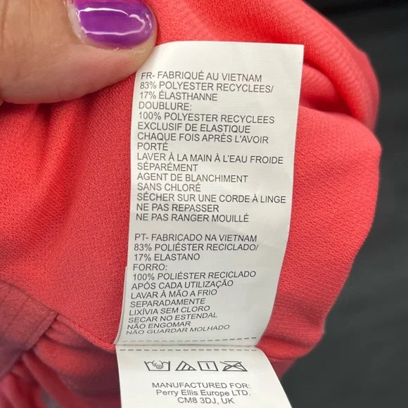 Nike Women's Pink Swimsuit NWT - Picture 8 of 11